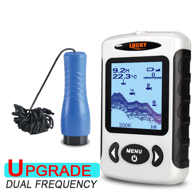 ЖК кабель для видеосъемки 200 кГц/83 кГц двойной сонар частота 100 м детектор рыбы