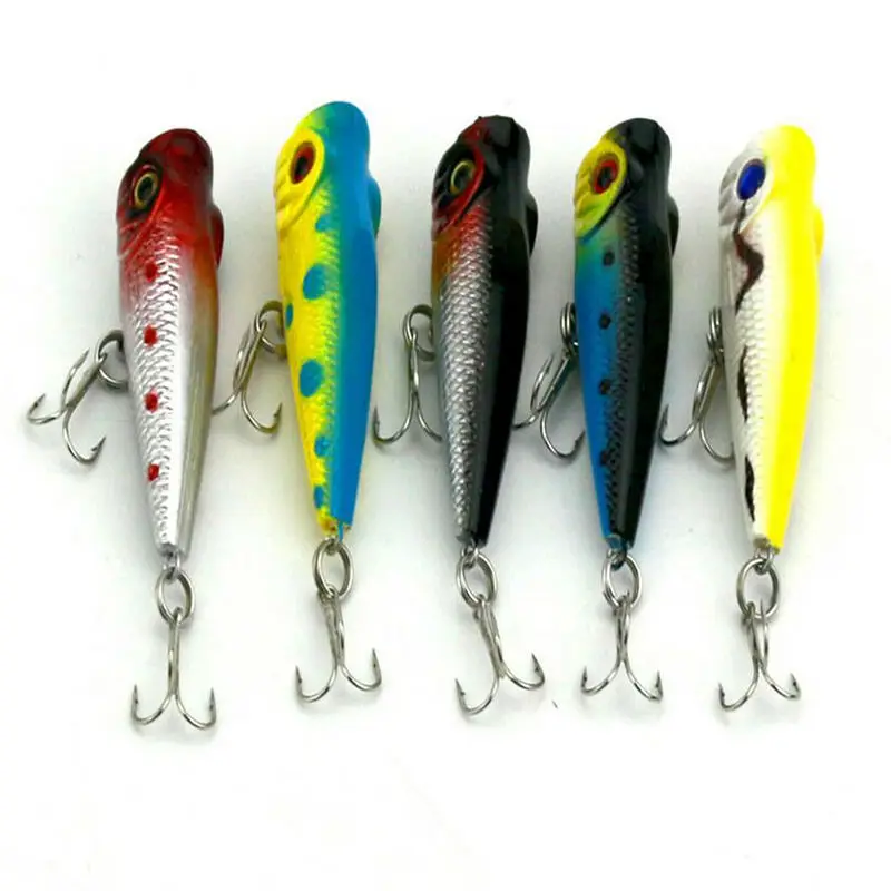 5 цветов татуировки светильник морской воды водный Поппер приманка см 4 9 г