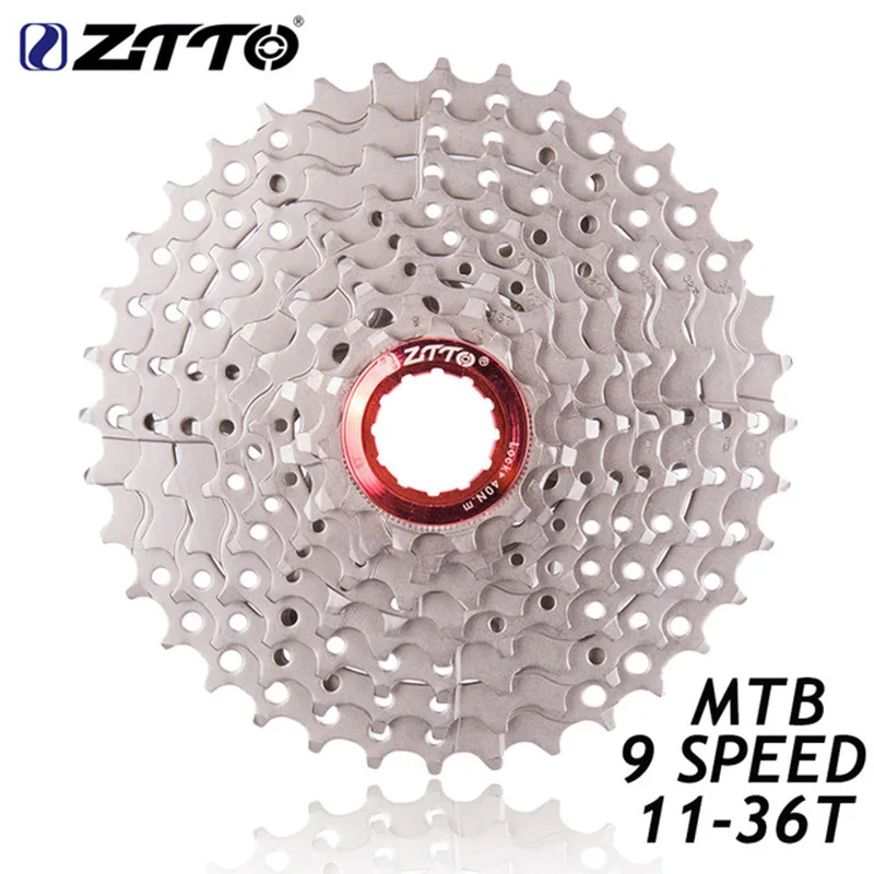 Silver ZTTO горный велосипед 9 скорость 11-36T блок звездочек совместимый для Запчасти M370 M430 M4000 M590 M3000 MTB велосипедная обгонная муфта - Цвет: Silver