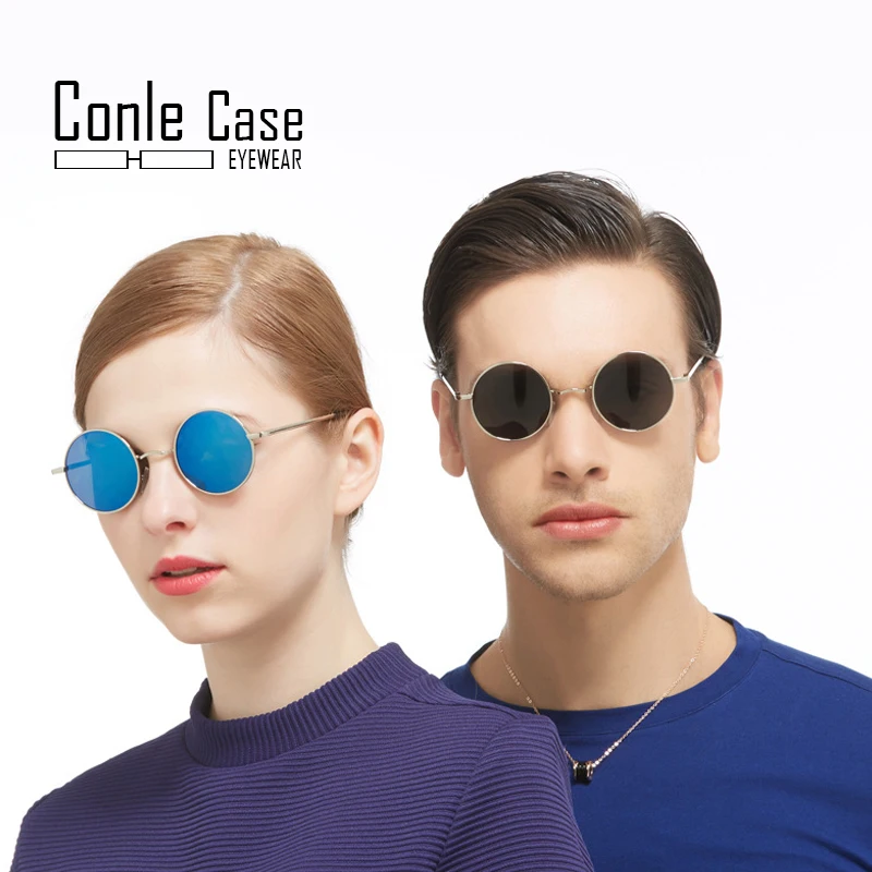 Женские поляризованные солнцезащитные очки Conle Case зеркальные с защитой от