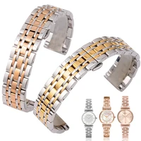 stainless steel watch strap men women fashion watchbands 2019 for arman ar1676 metal watch bracelets 14mm 16mm 18mm 20mm 22mm