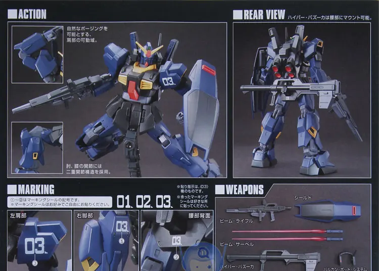 Gundam HG 1/144 модель RX-178 MARK 2 TITANS зеон чар AZNABLE мобильный костюм дети игрушечные лошадки