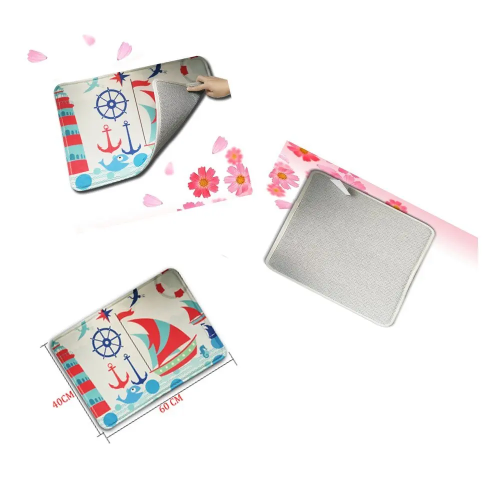 Флагстон серый камень двери Коврики не скользит в помещении или открытый