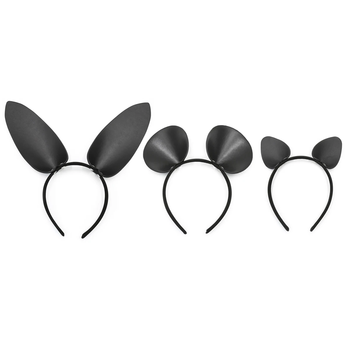 Повязка на голову LoveFun из искусственной кожи заказ с ушками кролика кошачьей мыши