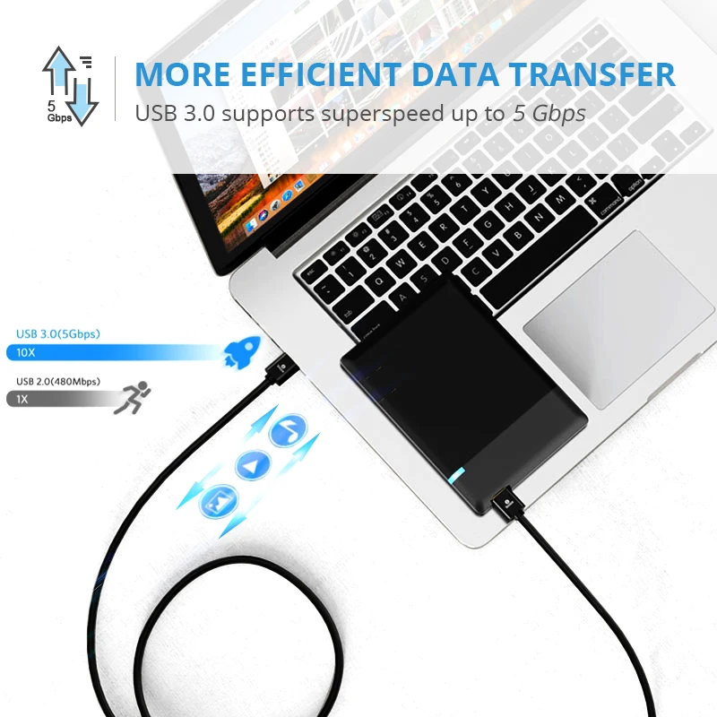 Biaze USB 3,0 кабель USB к USB кабель Тип A папа-папа USB удлинитель супер скорость HDD для радиатора жесткий диск Webcom PC