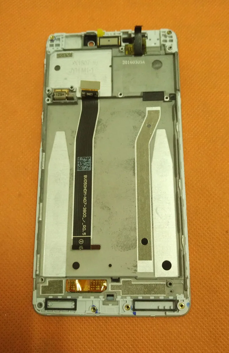 Б/у Оригинальный ЖК дисплей + дигитайзер сенсорный экран рамка для Xiaomi Redmi 3 Snapdragon