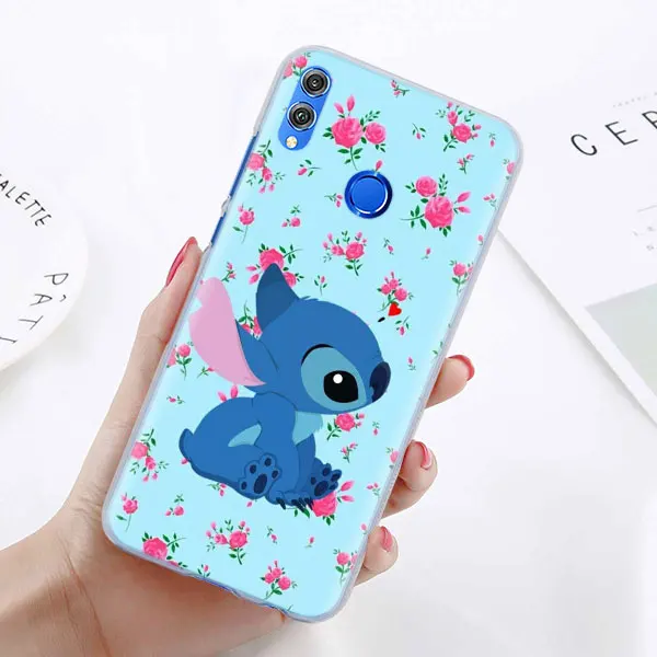 11 Милый чехол для телефона Lilo Stitch для huawei Honor 8X 8A Pro 8C 8S 9 10 Lite 20i Honor Play Y7 Y9 чехол - Цвет: 11