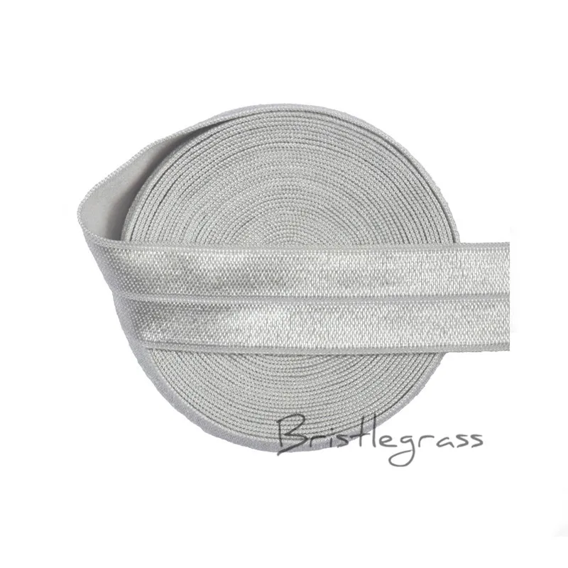 BRISTLEGRASS 5 ярдов 3/4 &quot20 мм Слива FOE Fold Over Elastics Spandex атласные ленты для детей повязка