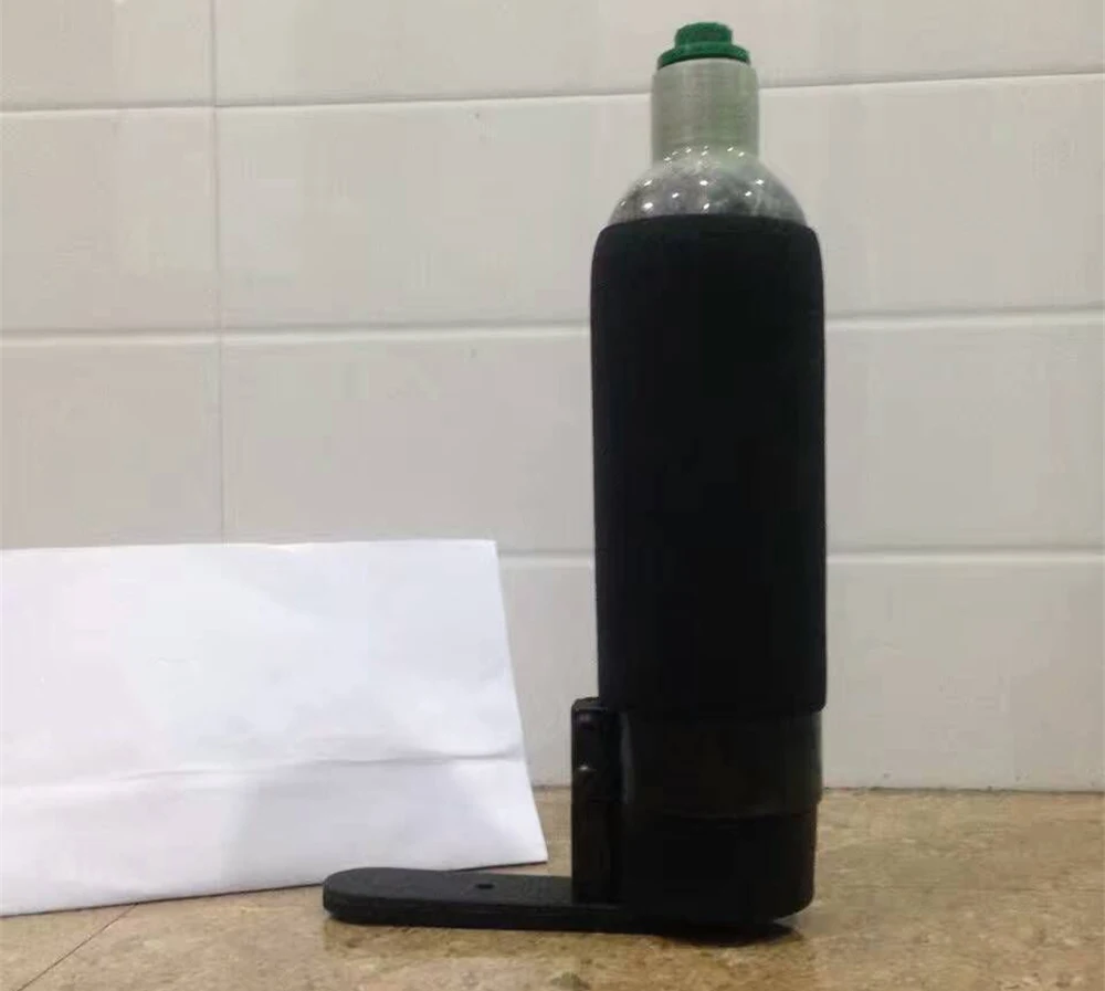 PCP пейнтбол цилиндр защиты защитный бак Крышка черный для 0.35L/0.45L/0.5L высокое давление цилиндр металла