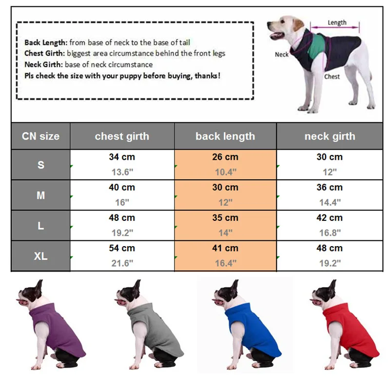Одежда для домашних животных зимняя флисовая жилетка маленьких собак