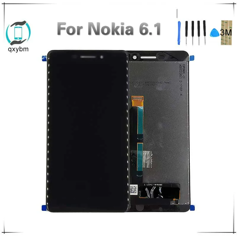 Для Nokia 6 1 ЖК дисплей сенсорный экран панель дигитайзер сборка Замена запасные