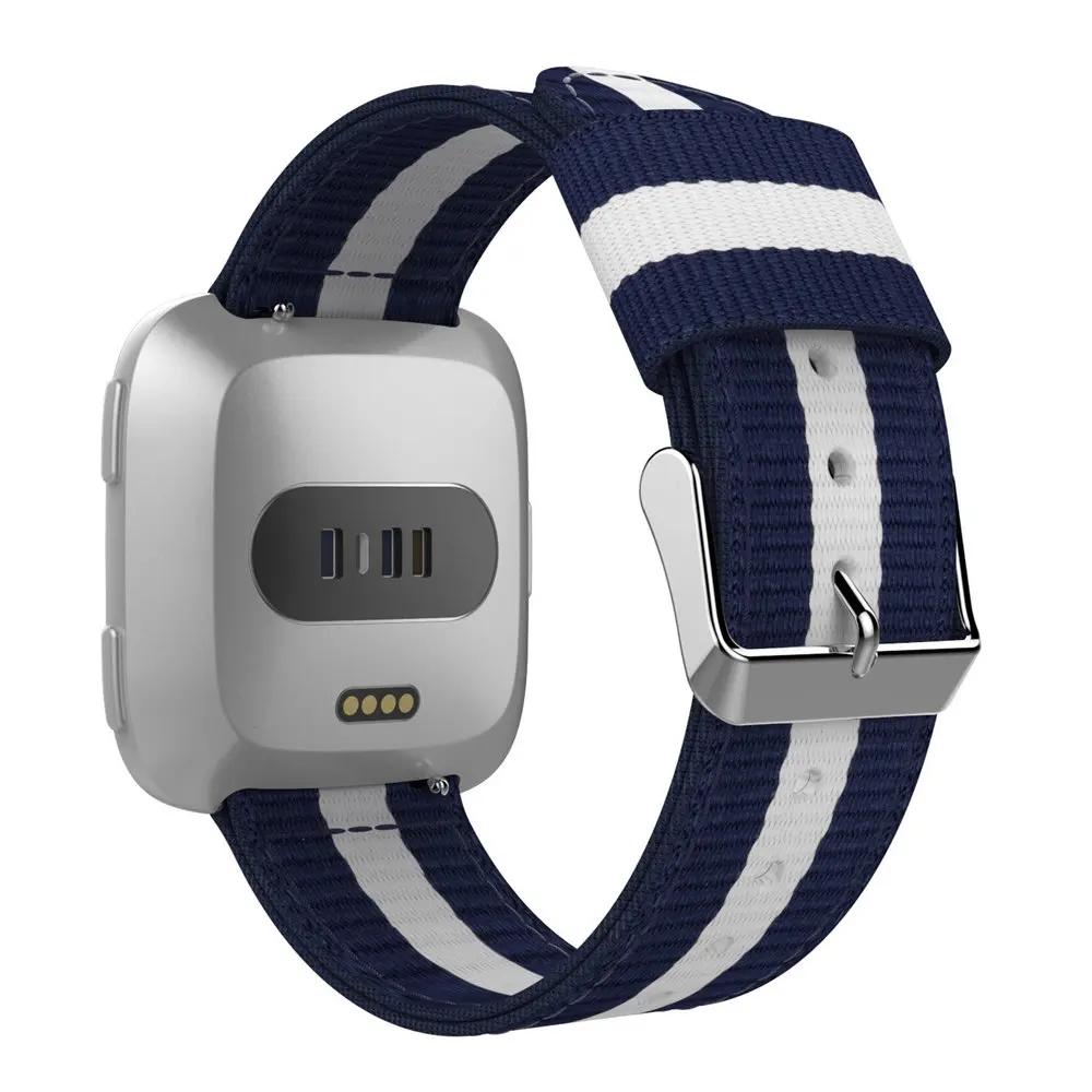 TORQUILA тонкий тканый нейлон для Fitbit Versa фитнес часы браслет замена дышащий светильник вес спортивный браслет