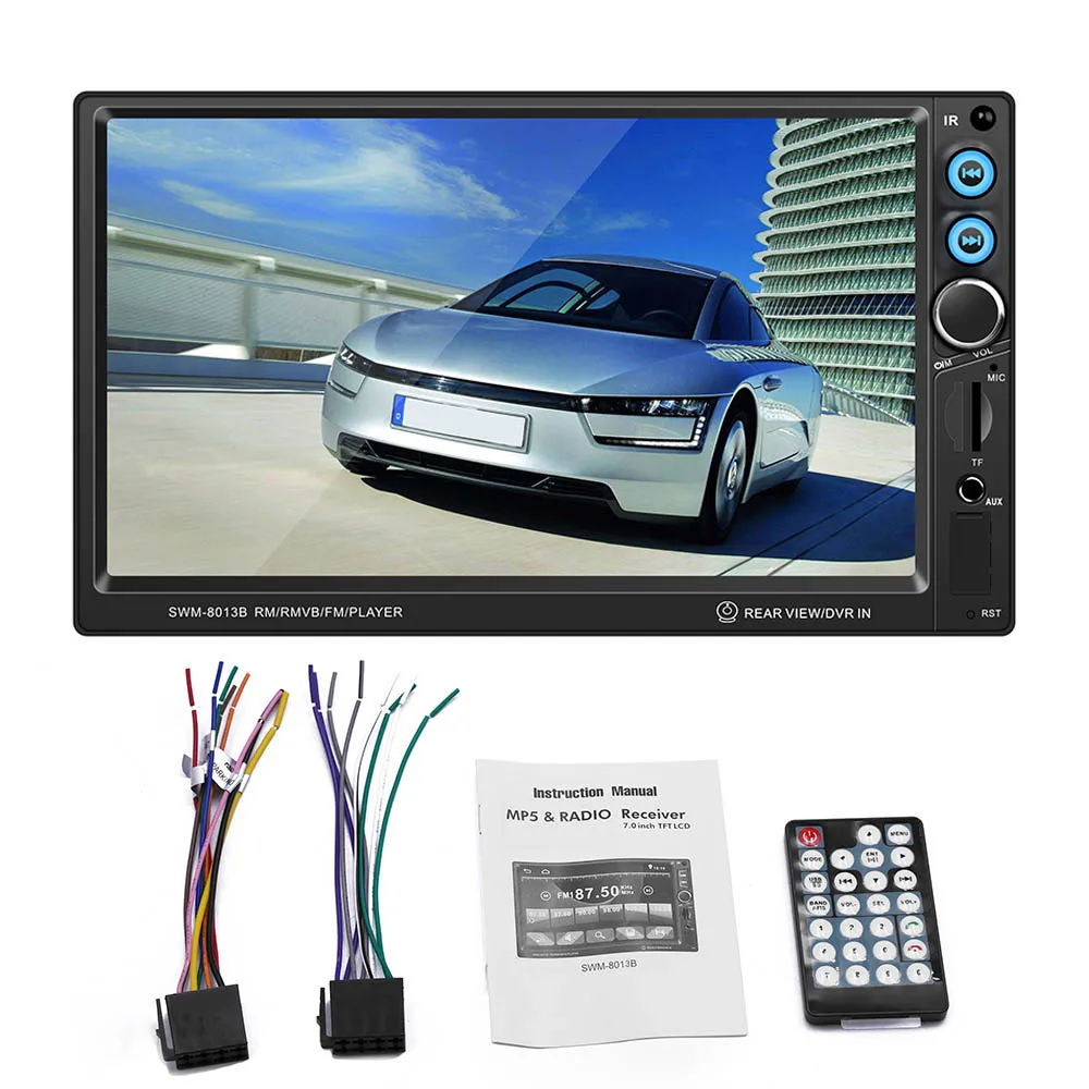 AMPrime 2 Din автомобильный радиоприемник Mp5 мультимедийный плеер 2din 7 &quotBluetooth FM радио