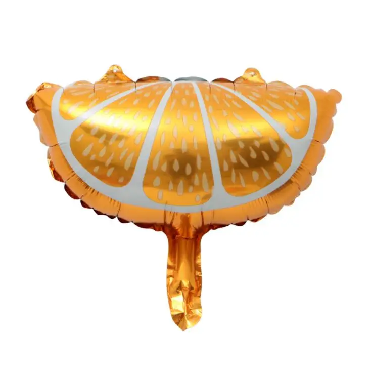 orange balloon 1pcs 8 шт. розовое золото одноразовой посуды ананас Бумага пластины для свадьбы детских празднований дня рождения Для летних вечеринок Поставки декораций - Цвет: orange balloon 1pcs