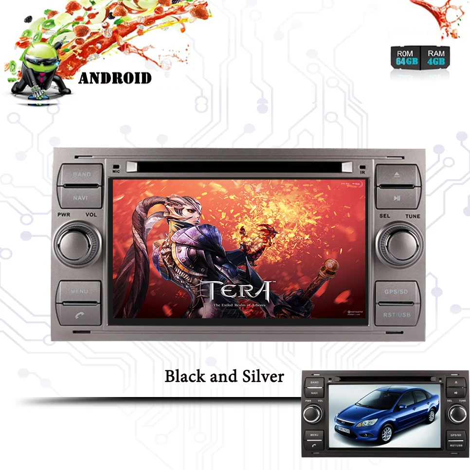Android 10.0Car DVD плеер GPS ГЛОНАСС навигация Мультимедиа для Ford Mondeo S max Focus авто RDS Радио