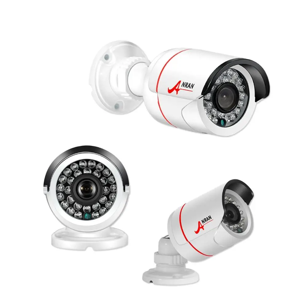 ANRAN 8CH Гибридный 1800N HD AHD DVR 1800TVL 720 P Водонепроницаемый Открытый 24 ИК-День Ночь CCTV