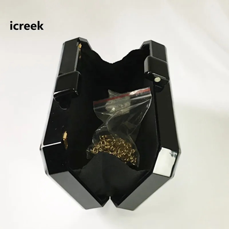Брендовый дизайнерский новый кошелек женская сумка мессенджер акриловая для
