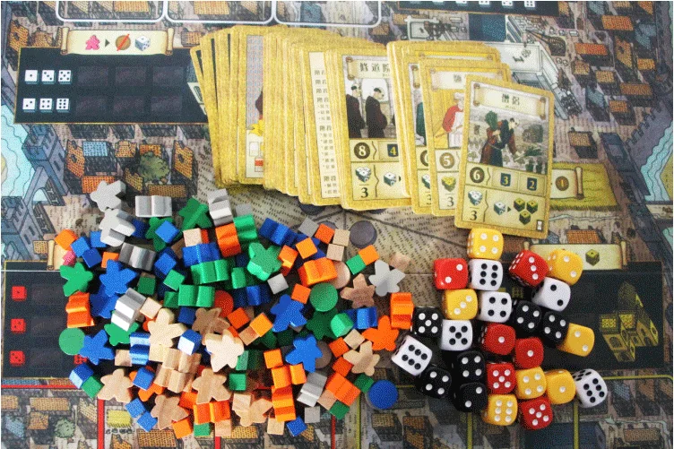 2 вида классической настольной игры Troyes китайская версия настольной игры, посылка расширения