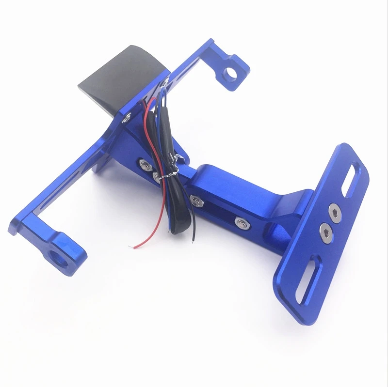 Для Yamaha R1 R6 R3 FZ1 FZ6 MT07 MT09 XJ6 TMAX500 530 Мотоцикл Регулируемый угол Алюминиевый номерной