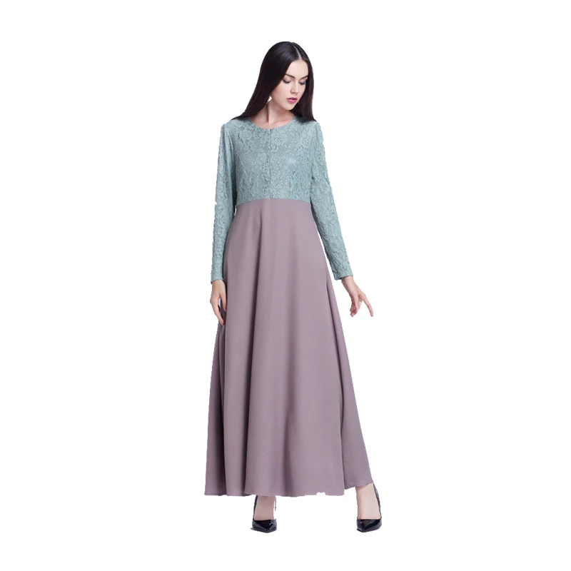 Бесплатная доставка 2017 мусульманское платье для выпускного вечера с Длинным