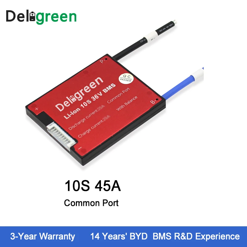 Deligreen 10S 45A 36V PCM/PCB/BMS для литиевой батареи 18650 Li-Po LiNCM | Электроника
