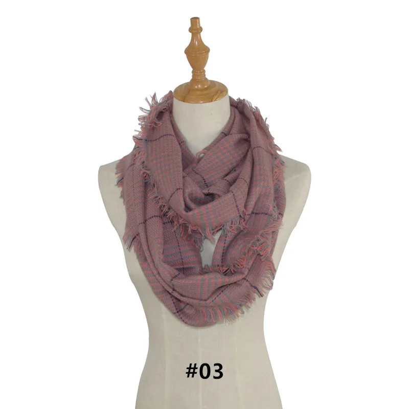 New ladies warm scarf autumn and winter fashion seven-color imitation cashmere checked | Аксессуары для одежды