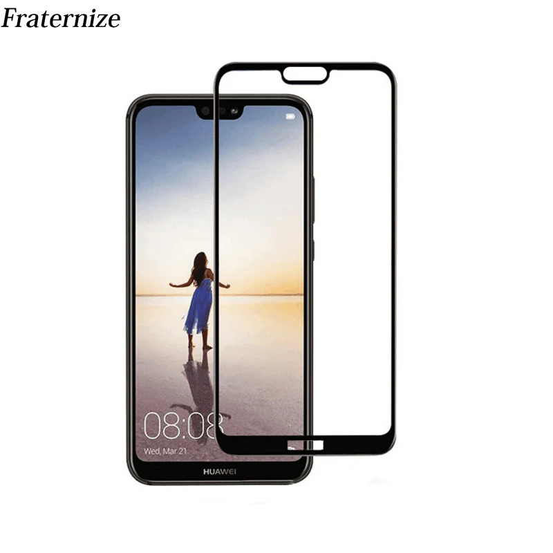 Полное покрытие экрана защитное закаленное стекло для Huawei P20 Lite Pro Nova 3E Y3 Y5 2017 P Smart