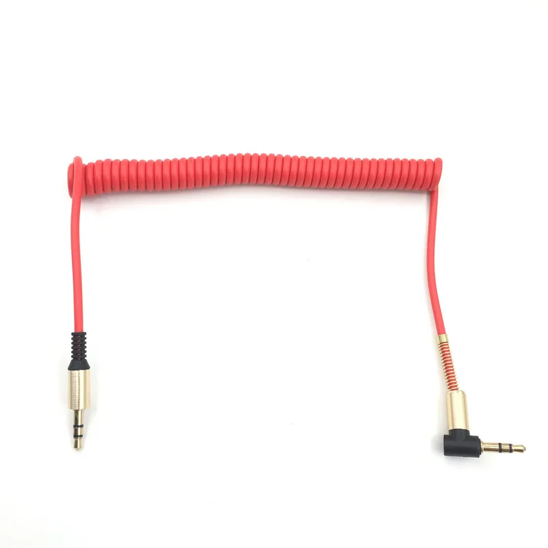 Elastic 1M AUX Cable Беспроводной Bluetooth V4.2 MP3-плеер 3,5 мм разъем Aux аудио приемник адаптер музыкальный приемник автомобильный Bluetooth динамик - Цвет: Elastic 1M AUX Cable