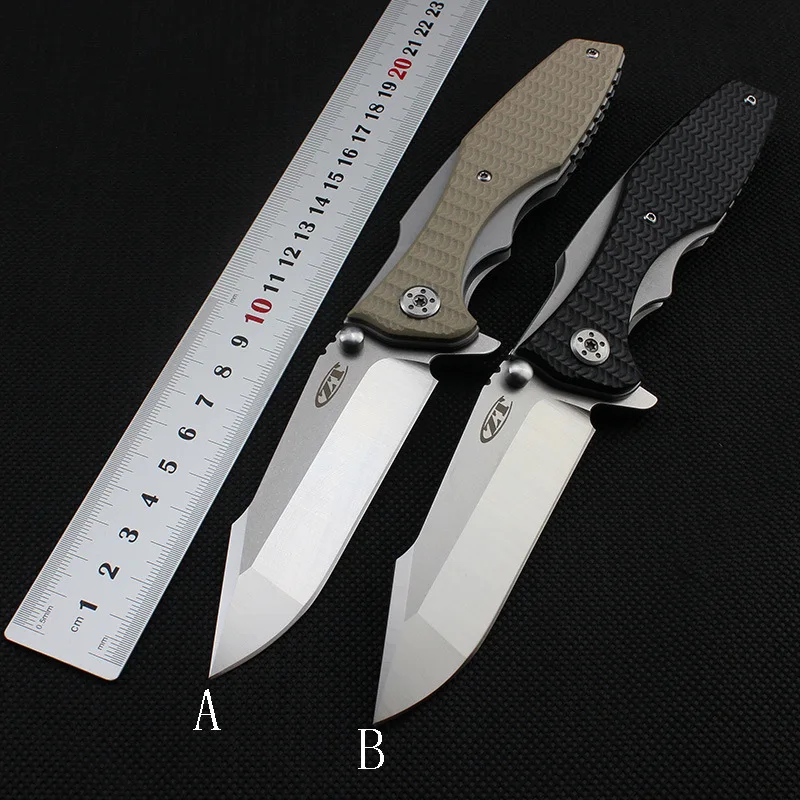 Тактический складной нож ZT 0393 шариковый подшипник складное лезвие Ручка G10