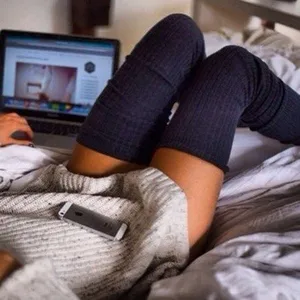 Женские осенне-зимние модные леггинсы, толстые и теплые вязаные чулки