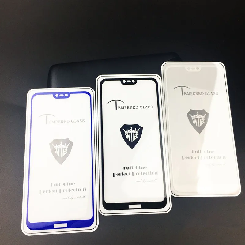 9H полное клеевое Покрытие Закаленное стекло для Huawei P20 Lite Pro Защитная пленка