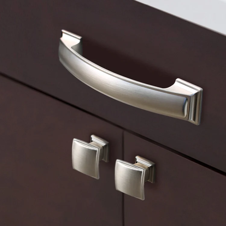 Ручка шкафа из цинкового сплава современный шкаф выдвижная ручка для мебельная