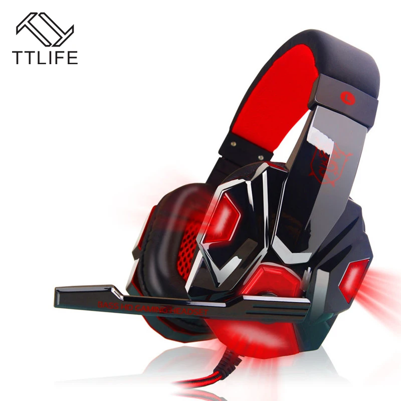 TTLIFE PC780 игра наушников HD бас стерео окружении игровая гарнитура оголовье с