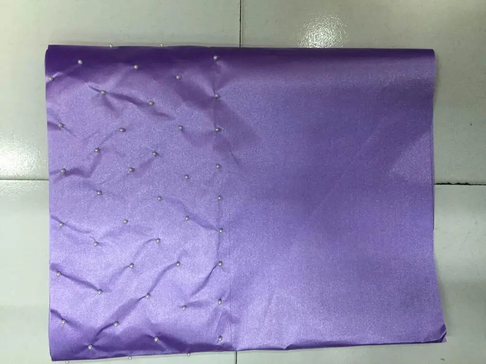 Синий Нигерия headtie, бусы Африканский headtie, sego Геле головы галстук для свадьбы в нигерийском стиле Головные уборы wrapper 2 шт много - Цвет: 38020S14015