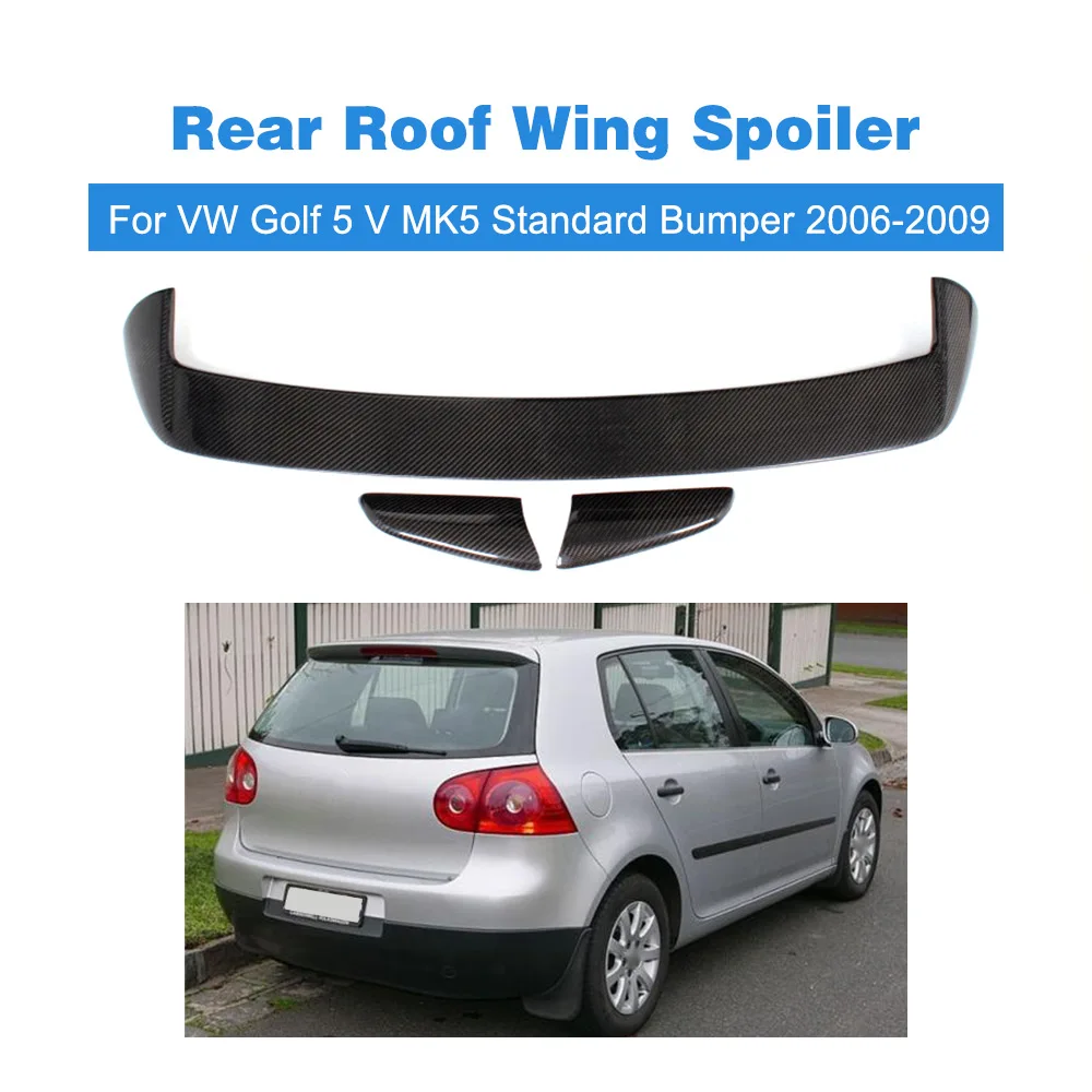 3 шт./компл. для VW Volkswagen Golf 5 V MK5 стандартный бампер 2006 2009 из углеродного волокна