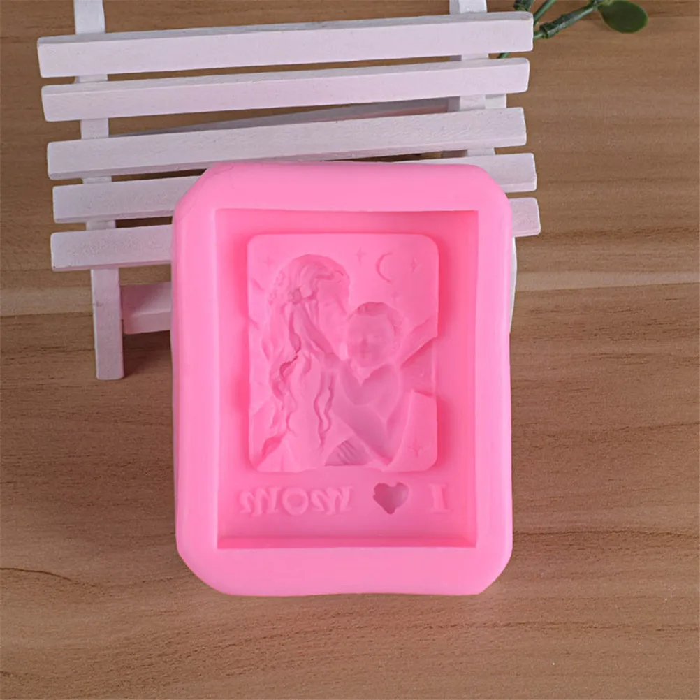 Силиконовые формы для мыла Love Mom DIY выпечки тортов подарок на день матери|Формы