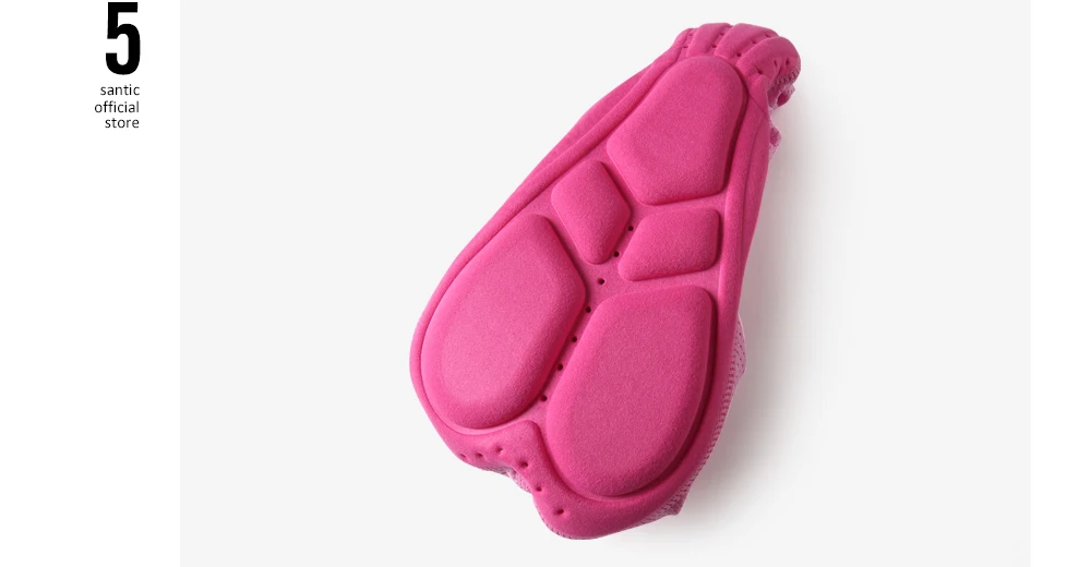 Santic для женщин Велоспорт мягкий нижнее белье шорты Pro Coolmax 4D Pad противоударный SANTIC R-FEEL дорога MTB езда Одежда розовый