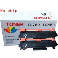 2 pack compatible toner cartridge for brother tn 760 dcp l2550dw mfc l2710dw l2730dw l2750dw printer