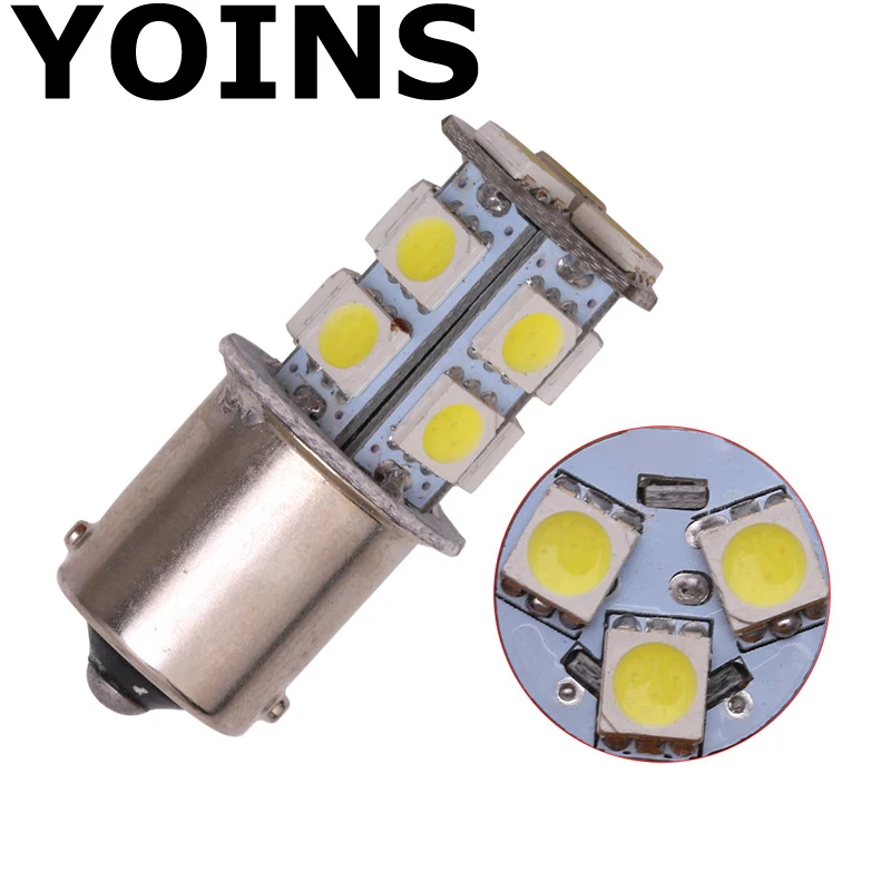 5050 светодиодный 1156 BA15S P21W 13 SMD Стояночный тормоз задние фары авто шарик автомобиля