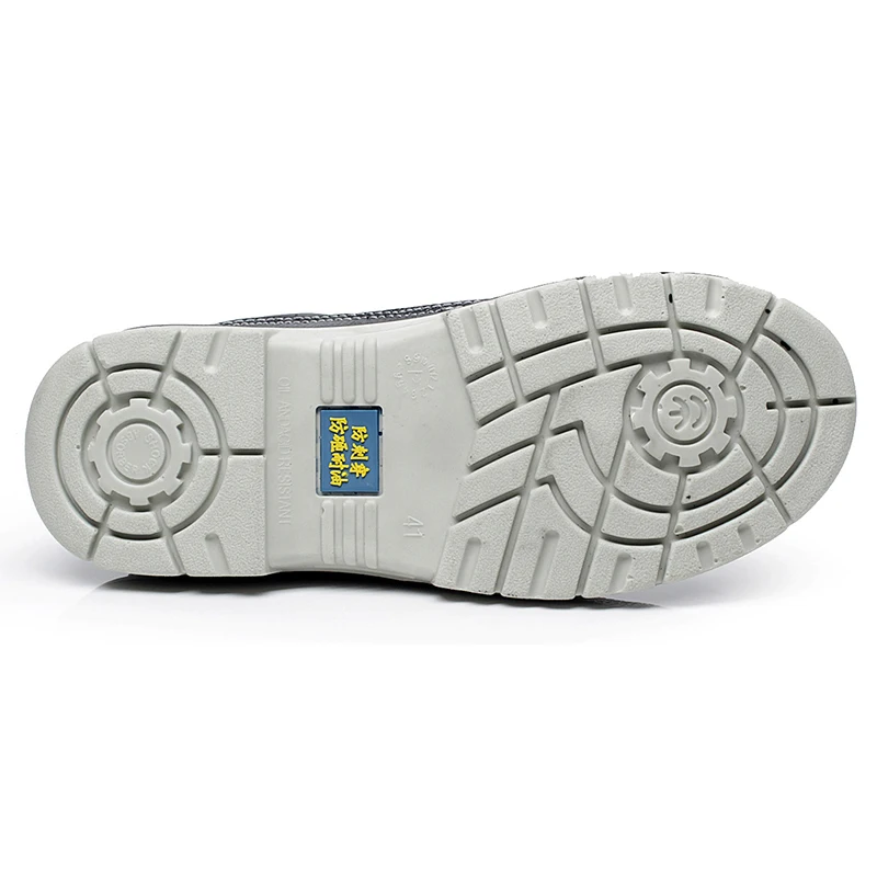 Men Steel Toe Safety Shoe Genuine Leather Casual Anti-kick Footwear Outdoor Puncture Proof Sneaker Working shoe