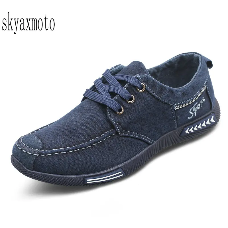 

Men's Canvas Low-Top Shoes Old Beijing Canvas Tide Shoes Breathable Wild Lace Men's Running Shoes Spring, Summer, Autumn