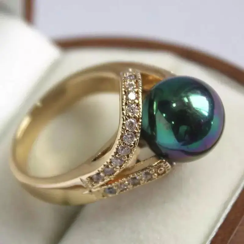 Selling&gt jewerly 12mm South Sea shell pearl Bead Jewelry Ring Size 6 7 8 9 AAA Top Grade&gt | Украшения и аксессуары