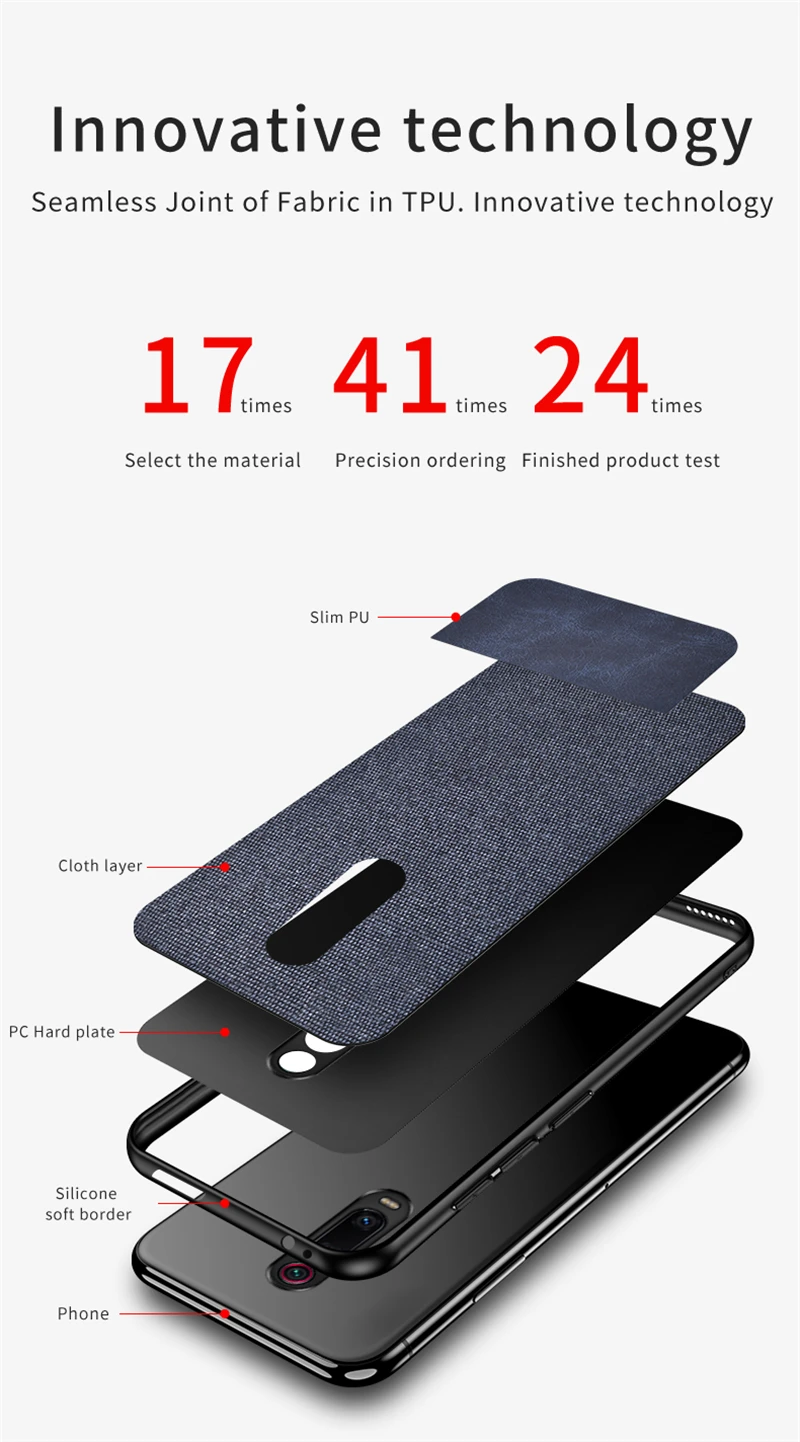 Роскошный хлопковый тканевый чехол для Xiaomi mi 9 T Pro mi 9t 9 T тонкий мягкий край ткань тонкая задняя крышка Xiaomi mi 9t чехол Xiaomi mi 9 T чехол s