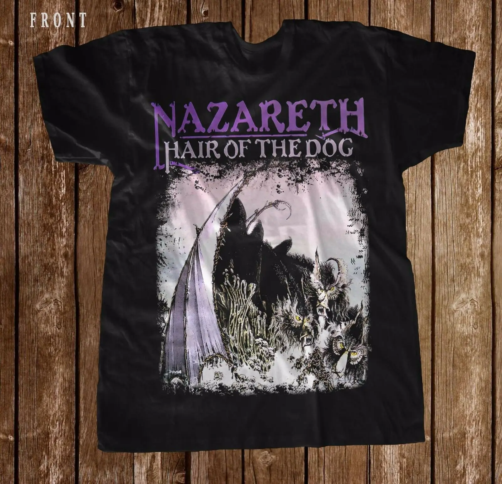 NAZARETH собачья хард рок Deep Purple скорпионов футболка Размеры: S для 7XL|Мужские