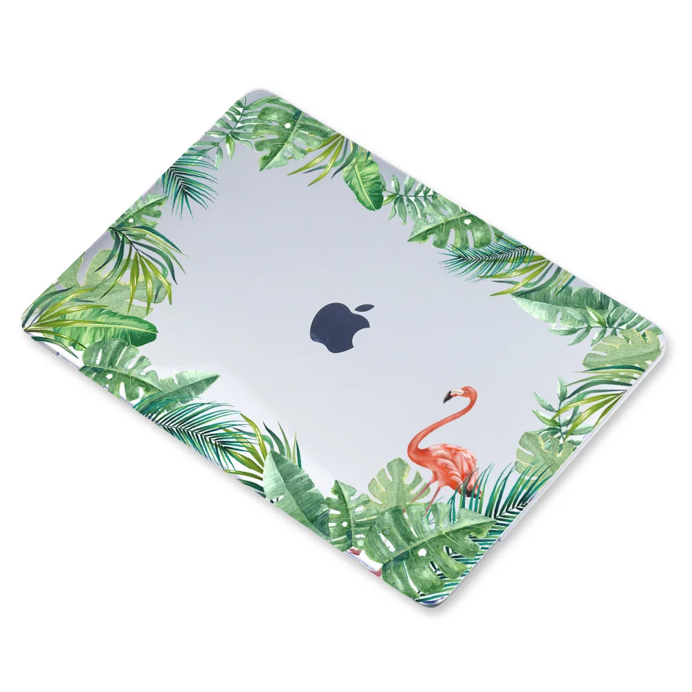 Ноутбук чехол для ноутбука Macbook 12 A1534 Macbook Pro 1" A1706 A1708 Air 13" A1466 A1369 A1932 retina 13 A1502 Фламинго Печатный жесткий чехол