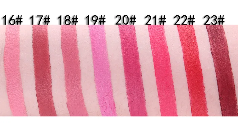 8 цветов Женская мода карандаш для губ матовой натуральной стойкой помады и