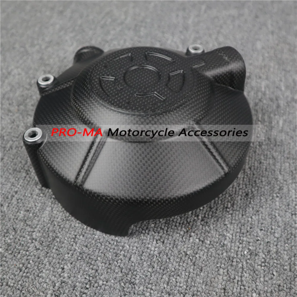 Motorcycle Engine Cover in Carbon fiber for Ducati Scrambler Plain glossy weave