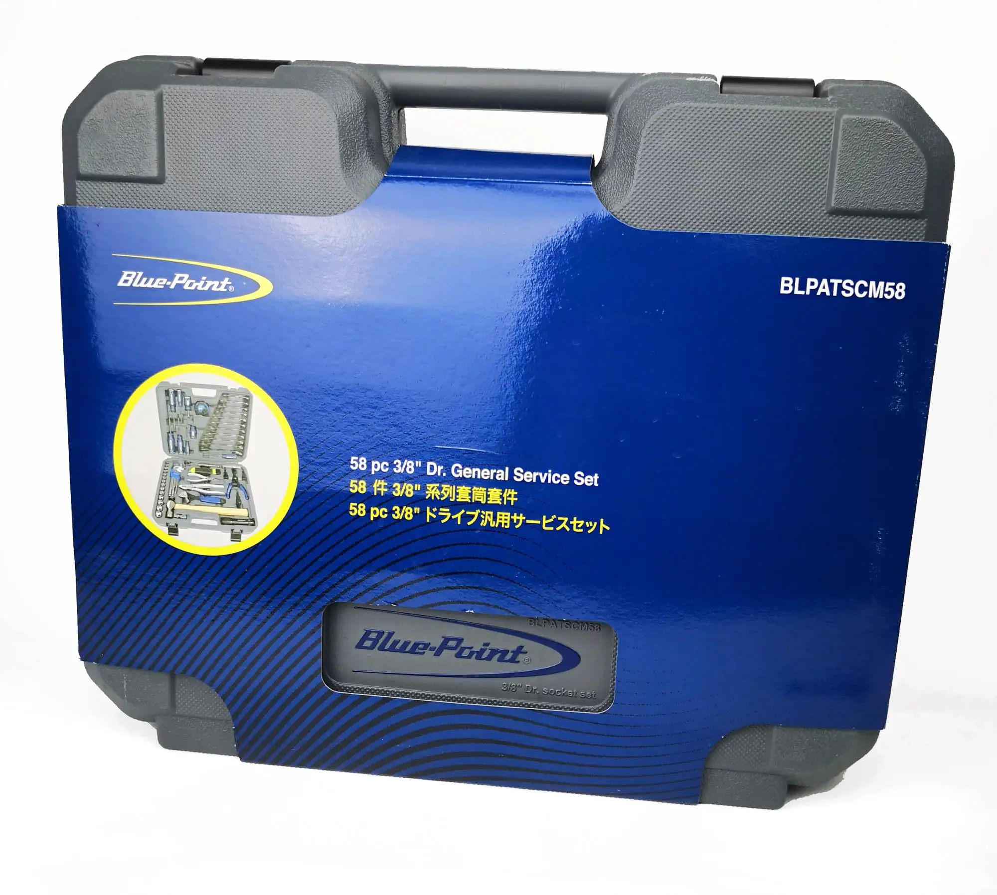 Blue-point/Snap on 58pcs 3/" Drive Mechanics набор инструментов(BLPATSCM58
