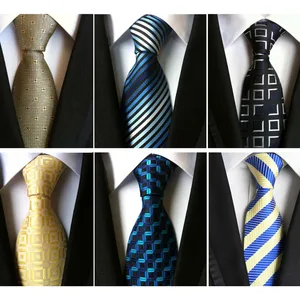 Мужской клетчатый галстук RBOCOTT, черный галстук в полоску 8 см, аксессуар для свадебной вечеринки