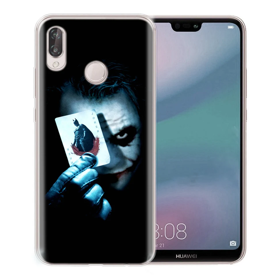 Чехол для Huawei Honor 7A 8A 8X 8C 9 10 Mate 20 P9 P10 lite/P8 Lite Y5 II Nova 3 Мягкая Краска TPU smile face Cover AC076 |